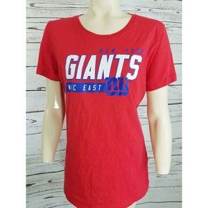New York Giants T-shirt NFC East NY Women's Red L